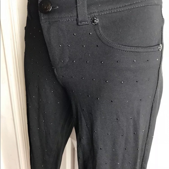 Seven7 Size 25 Pants Stretch Embellished Skinny - Picture 2 of 8